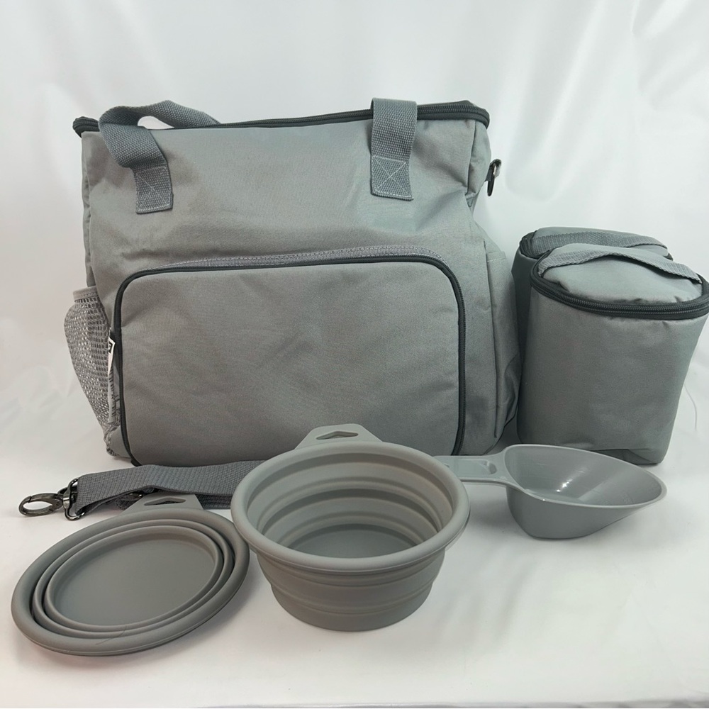 On the Go Pet Travel Bag - Gray - Boots & Barkley™